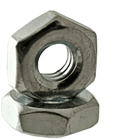 Newport Fasteners Machine Screw Nut, #3-56, Steel, Zinc Plated, 0.066 in Ht, 25000 PK 844879-BR-25000